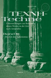 Cover zu Texnh – Techne (ISBN 9783826039294)
