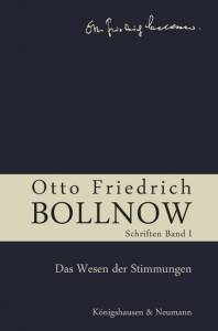 Cover zu Otto Friedrich Bollnow: Schriften (ISBN 9783826039300)