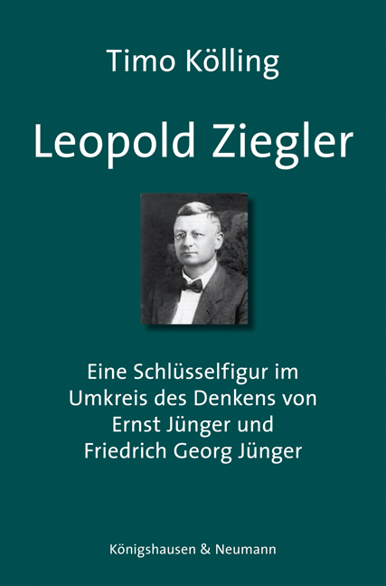 Cover zu Leopold Ziegler (ISBN 9783826039355)