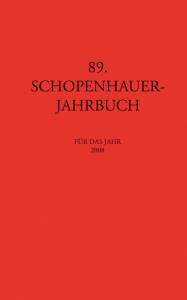 Cover zu Schopenhauer-Jahrbuch (ISBN 9783826039973)