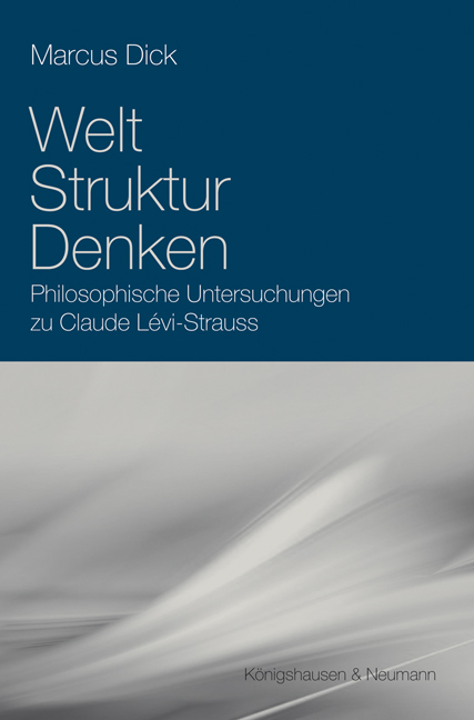 Cover zu Welt, Struktur, Denken (ISBN 9783826040184)