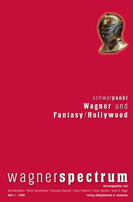 Cover zu Wagnerspectrum (ISBN 9783826040207)