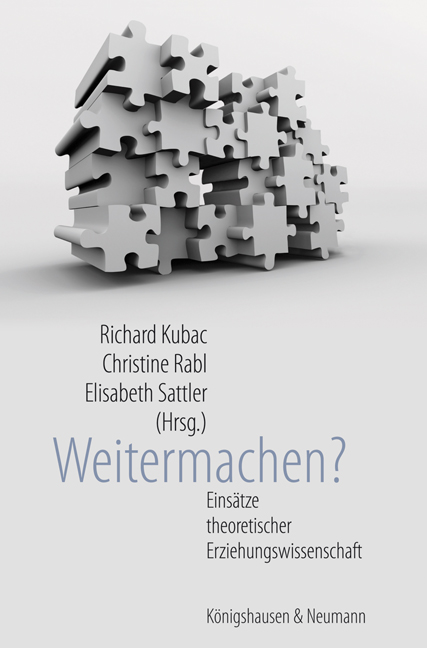Cover zu Weitermachen? (ISBN 9783826040320)