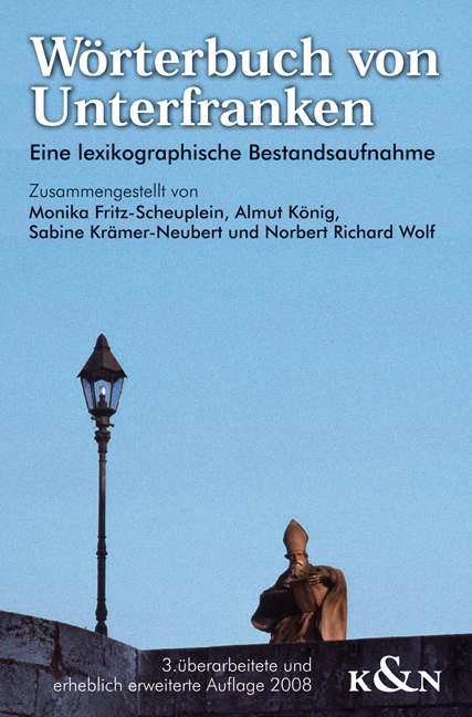 Cover zu Wörterbuch von Unterfranken (ISBN 9783826040337)