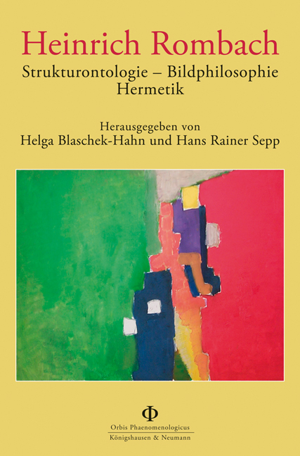 Cover zu Heinrich Rombach (ISBN 9783826040559)