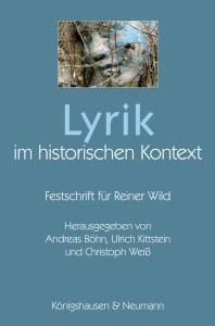 Cover zu Lyrik im historischen Kontext (ISBN 9783826040627)