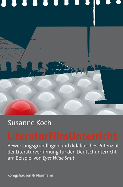 Cover zu Literatur - film - Unterricht (ISBN 9783826041112)