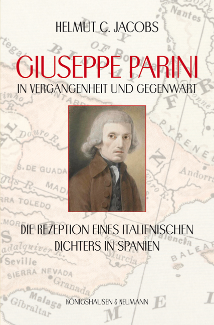 Cover zu Guiseppe Parini in Vergangenheit und Gegenwart (ISBN 9783826041181)