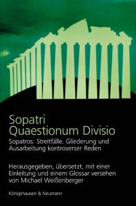 Cover zu Sopatri Quaestionum Divisio (ISBN 9783826041334)
