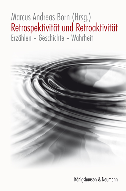 Cover zu Retrospektivität und Retroaktivität (ISBN 9783826041426)
