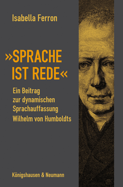 Cover zu »Sprache ist Rede« (ISBN 9783826041655)