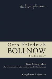 Cover zu Otto Friedrich Bollnow: Schriften (ISBN 9783826041877)
