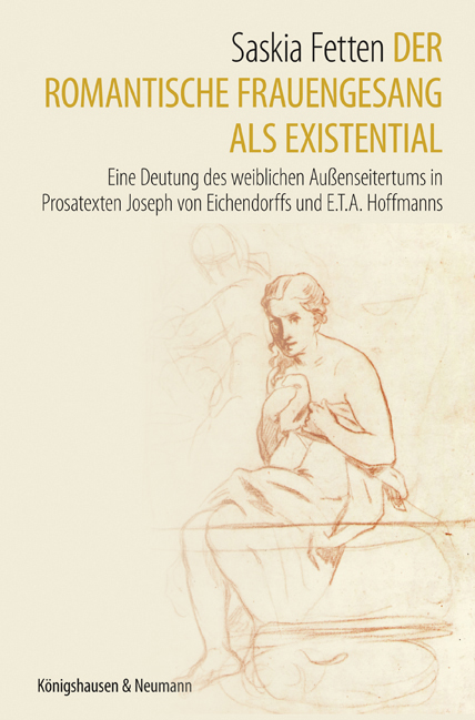 Cover zu Der romantische Frauengesang als Existential (ISBN 9783826042188)