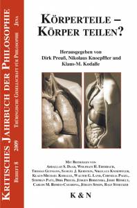 Cover zu Körperteile – Körper teilen? (ISBN 9783826042560)