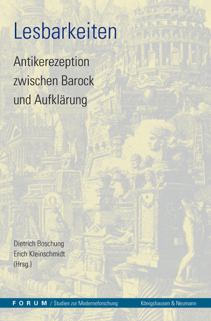 Cover zu Lesbarkeiten (ISBN 9783826042966)