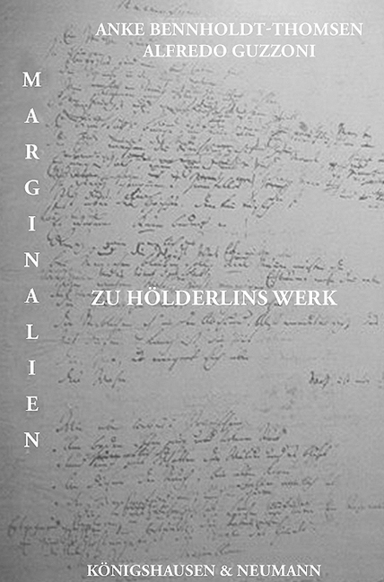 Cover zu Marginalien zu Hölderlins Werk (ISBN 9783826043109)