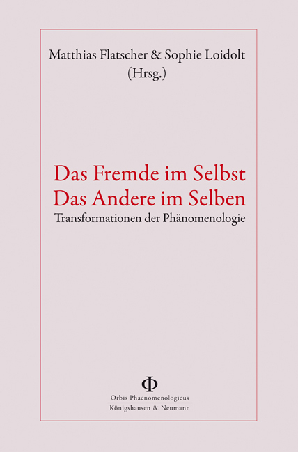 Cover zu Das Fremde im Selbst – Das Andere im Selben (ISBN 9783826043123)