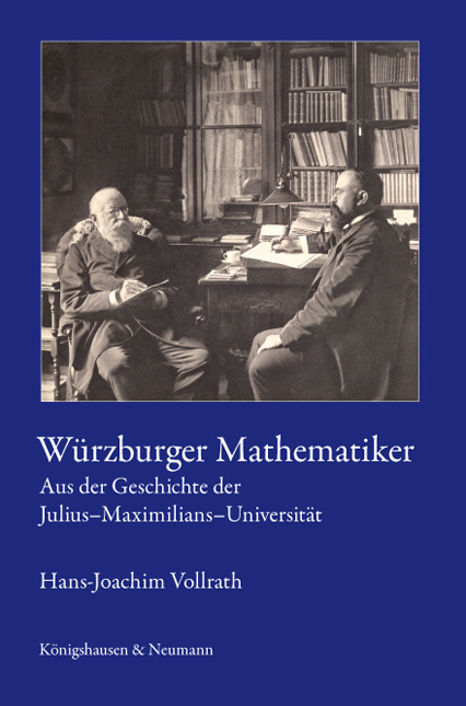 Cover zu Würzburger Mathematiker (ISBN 9783826043147)