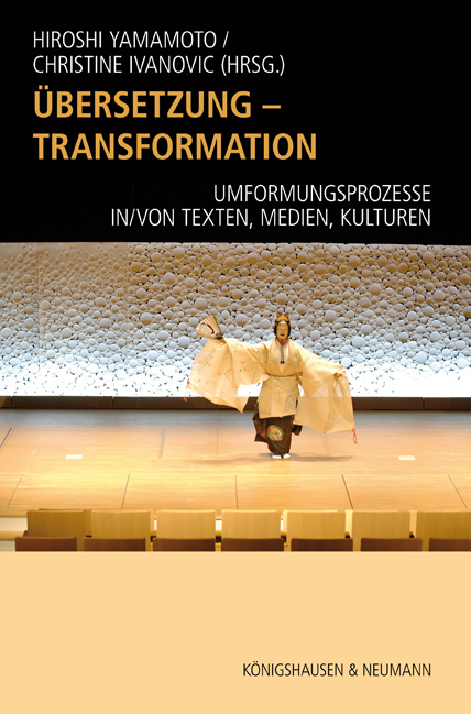 Cover zu Übersetzung – Transformation (ISBN 9783826043239)