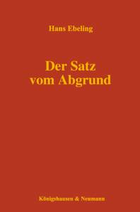 Cover zu Der Satz vom Abgrund (ISBN 9783826043451)
