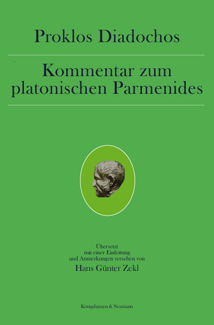Cover zu Kommentar zum platonischen Parmenides (ISBN 9783826043833)