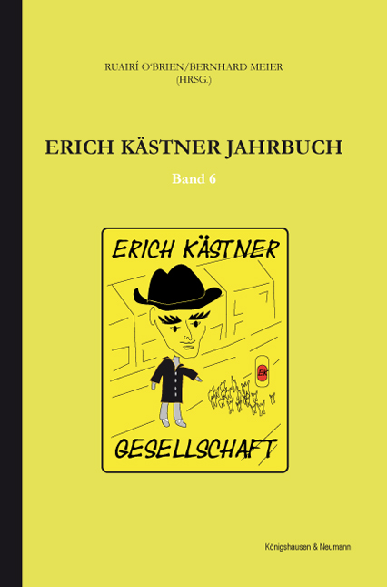 Cover zu Erich Kästner Jahrbuch (ISBN 9783826043871)