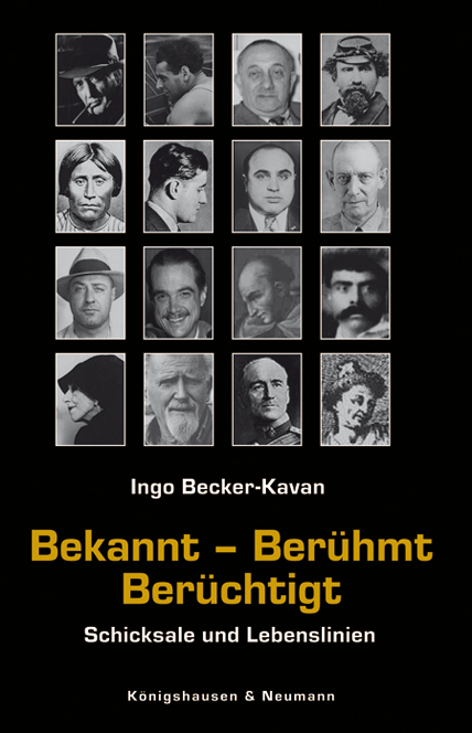Cover zu Bekannt – Berühmt – Berüchtigt (ISBN 9783826044892)