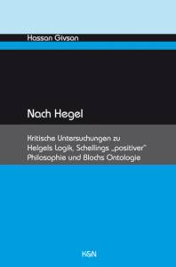 Cover zu Nach Hegel (ISBN 9783826045424)