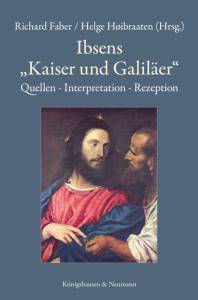 Cover zu Ibsens „Kaiser und Galiläer“ (ISBN 9783826045721)