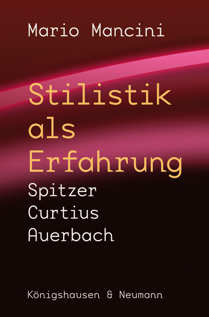 Cover zu Stilistik als Erfahrung (ISBN 9783826046193)