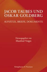 Cover zu Jacob Taubes und Oskar Goldberg (ISBN 9783826046209)