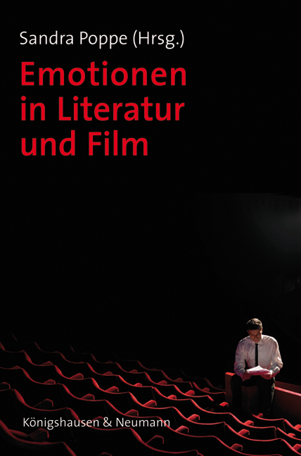 Cover zu Emotionen in Literatur und Film (ISBN 9783826046568)