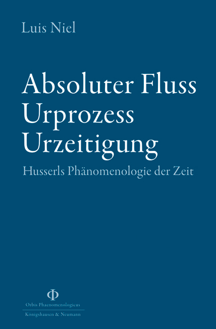 Cover zu Absoluter Fluss – Urprozess – Urzeitigung (ISBN 9783826046780)