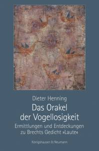 Cover zu Das Orakel der Vogellosigkeit (ISBN 9783826047329)