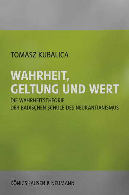 Cover zu Wahrheit, Geltung und Wert (ISBN 9783826047350)