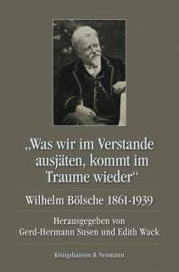 Cover zu "Was wir im Verstande ausjäten, kommt im Traume wieder" (ISBN 9783826047602)