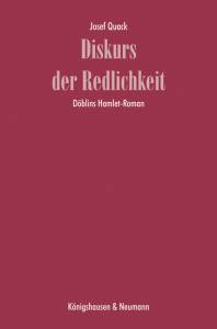 Cover zu Diskurs der Redlichkeit (ISBN 9783826047626)