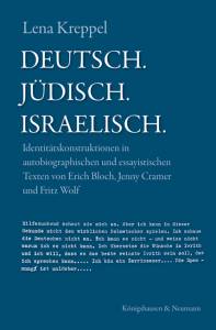 Cover zu Deutsch. Jüdisch. Israelisch. (ISBN 9783826047879)