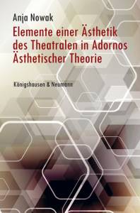 Cover zu Elemente einer Ästhetik des Theatralen in Adornos Ästhetischer Theorie (ISBN 9783826048128)