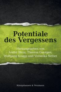 Cover zu Potentiale des Vergessens (ISBN 9783826048456)