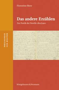 Cover zu Das andere Erzählen (ISBN 9783826048500)