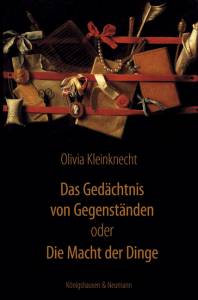 Cover zu Das Gedächtnis von Gegenständen oder: (ISBN 9783826048623)