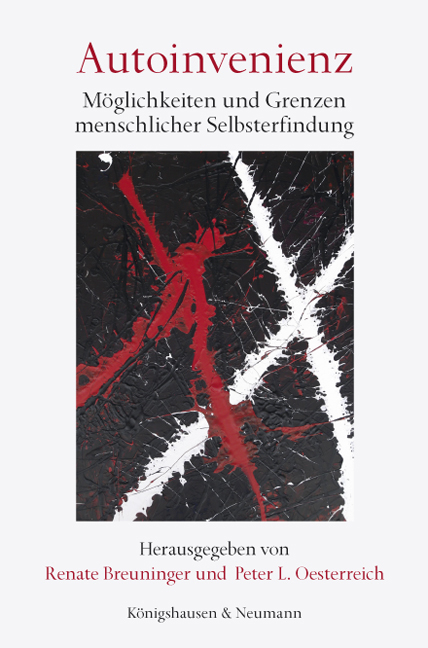 Cover zu Autoinvenienz (ISBN 9783826048821)