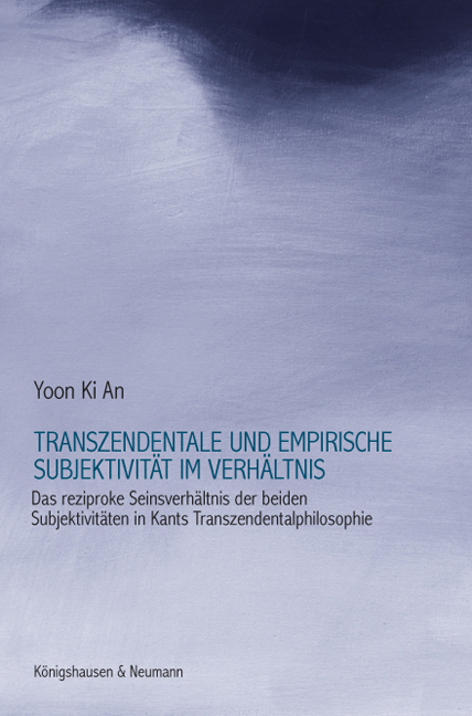 Cover zu Transzendentale und empirische Subjektivität im Verhältnis (ISBN 9783826048944)