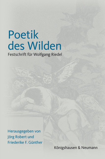Cover zu Poetik des Wilden (ISBN 9783826049156)