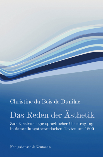 Cover zu Das Reden der Ästhetik (ISBN 9783826049316)
