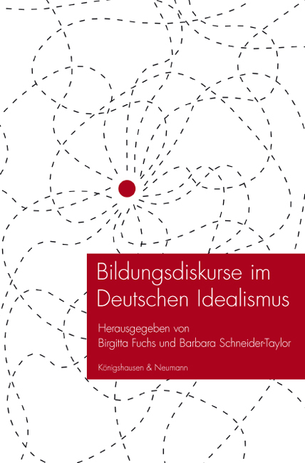 Cover zu Bildungsdiskurse im Deutschen Idealismus (ISBN 9783826049873)