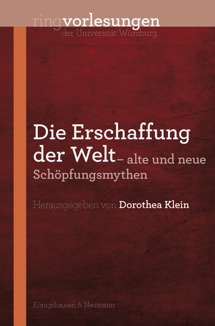 Cover zu Die Erschaffung der Welt (ISBN 9783826050916)