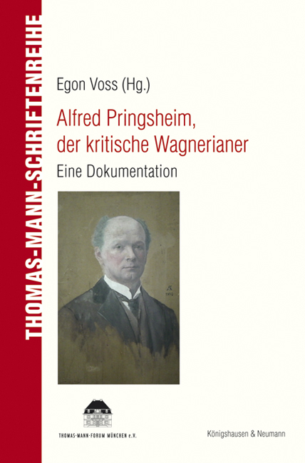 Cover zu Alfred Pringsheim, der kritische Wagnerianer (ISBN 9783826051401)
