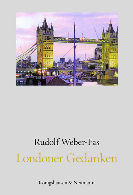 Cover zu Londoner Gedanken (ISBN 9783826051456)